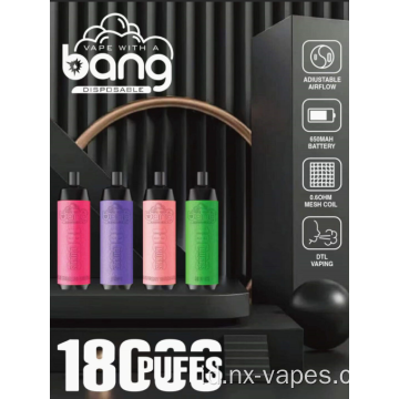 Bang king shisha hookah 18000 puffs harga grosir